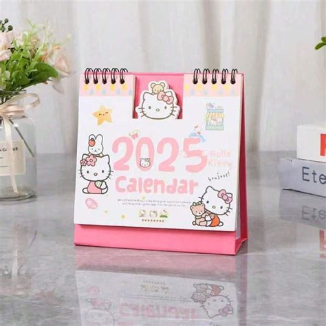 Sanrio Calendário de mesa Sanrio Cute Characters 2025 Escolha seu