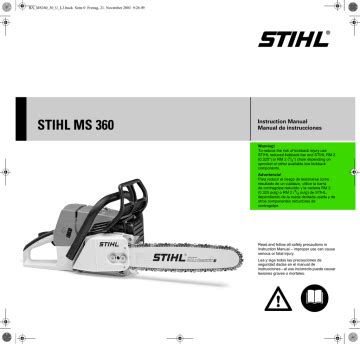 Stihl Ms Chainsaw Owner Manual Manualzz