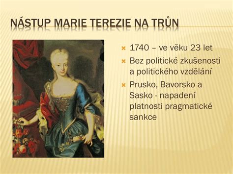 PPT Vláda Marie Terezie PowerPoint Presentation free download ID