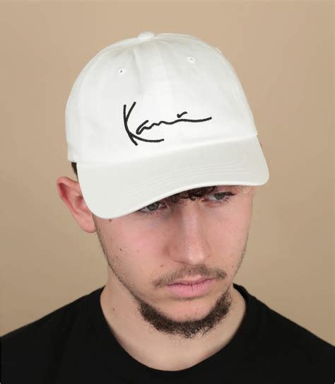 Witte Baseball Cap Karl Kani Signature White Karl Kani Headict