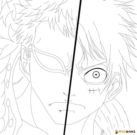 Desenho Para Colorir Do Luffy