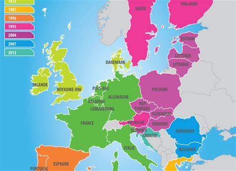 Présentation 92 imagen carte des pays de l union européenne fr