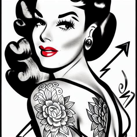 Pin Up Girl Tattoos Designs