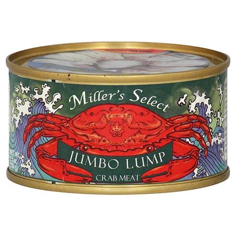 Miller S Select Jumbo Lump Crab Meat 6 5 Oz Pack Of 12