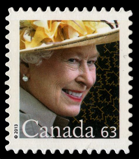 Queen Elizabeth II Canada Postage Stamp