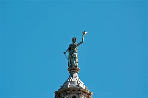 Goddess Of Liberty Liberty Statue Topping The Texas State Flickr