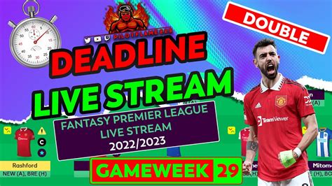 Fpl Gameweek 29 Deadline Ish Time For A Boost Live Stream