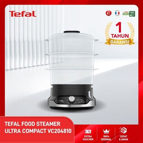 Jual Tefal Food Steamer Ultra Compact VC204810 Pengukus Kukusan