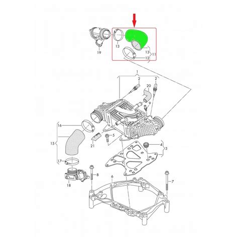 RURA WĄŻ TURBO INTERCOOLERA VW CRAFTER 2 0 D 03N145822A