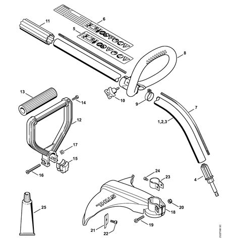 Stihl Fs Brushcutter Fs Z Mix Parts Diagram Drive Tube Assembly