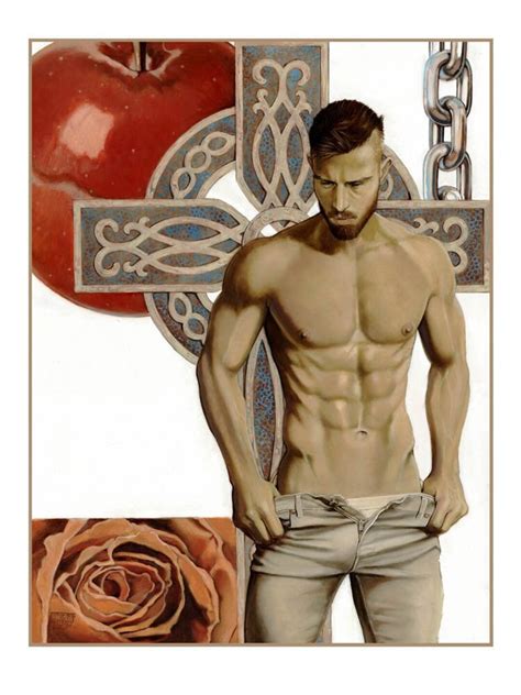 TEMPTATION Male Nude Gay Erotic Men Adult Man Kent Mature Fanart Etsy