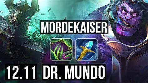 Mordekaiser Vs Dr Mundo Top Rank 4 Morde 4 0 2 Kr Grandmaster