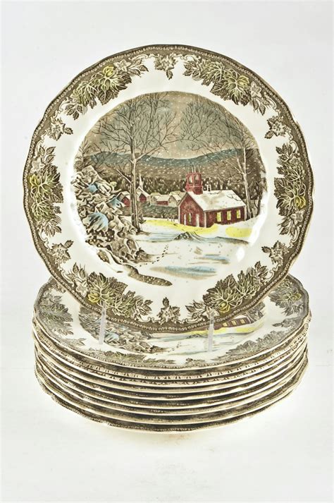 Johnson Bros "The Friendly Village" Dinnerware Set | EBTH