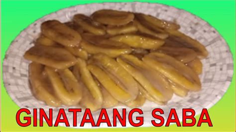 GINATAANG HILAW NA SAGING SABA SAGING SABA RECIPE BUHAY PROBINSYA