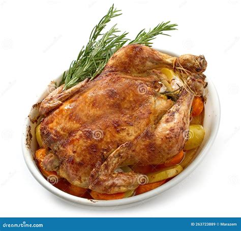 Ganzes Ger Stetes Huhn Stockbild Bild Von Hitze Gegrillt