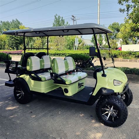 Ce Approved Electric Golf Cart Seater Customizable Lithium Battery