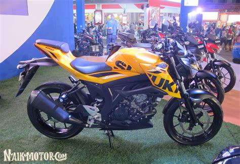 Suzuki GSX S150 Warna Kuning Bumblebee Versi Roda Dua