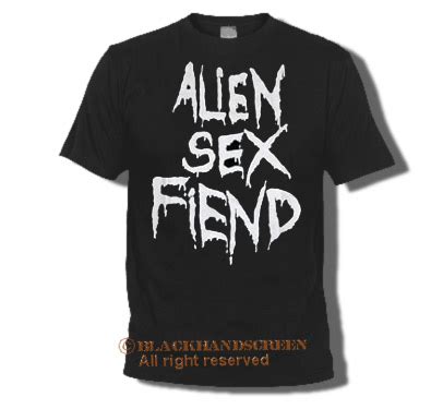 Alien Sex Fiend Drip Logo T Shirt M Blackhandscreen