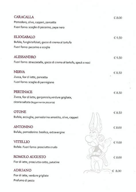 Menu Da La Dolce Vita Pub Bar Reggio Emilia