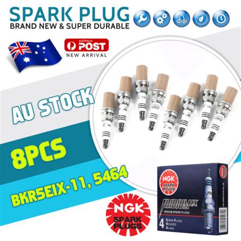 8x Genuine NGK BKR5EIX-11 Iridium IX Spark Plugs fit for Hyundai Ford ...