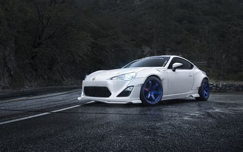 Wallpaper Rain Road Sports Car Scion Fr S Tuning Coupe