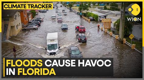 Life Threatening Flooding Hits Florida WION Climate Tracker YouTube