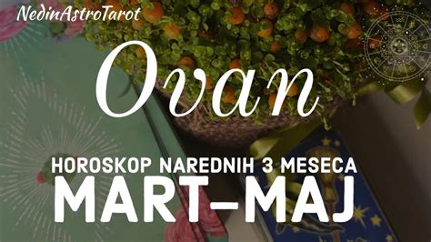 Ovan Od sada sve ide na bolje Čitanje za narednih 3 meseca Mart