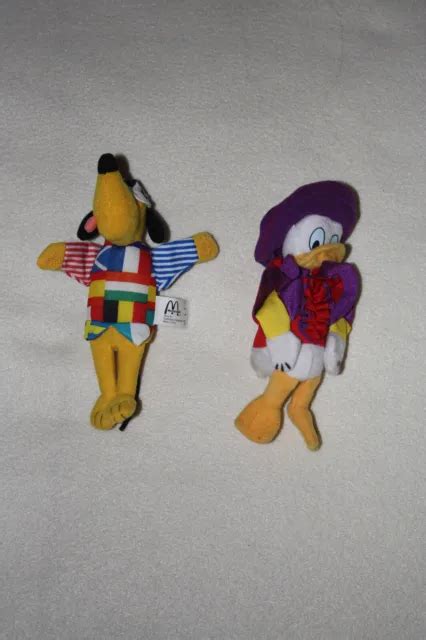 MCDONALDS DISNEYLAND PARIS Commemorative 2000 Vintage Soft Toys Pluto