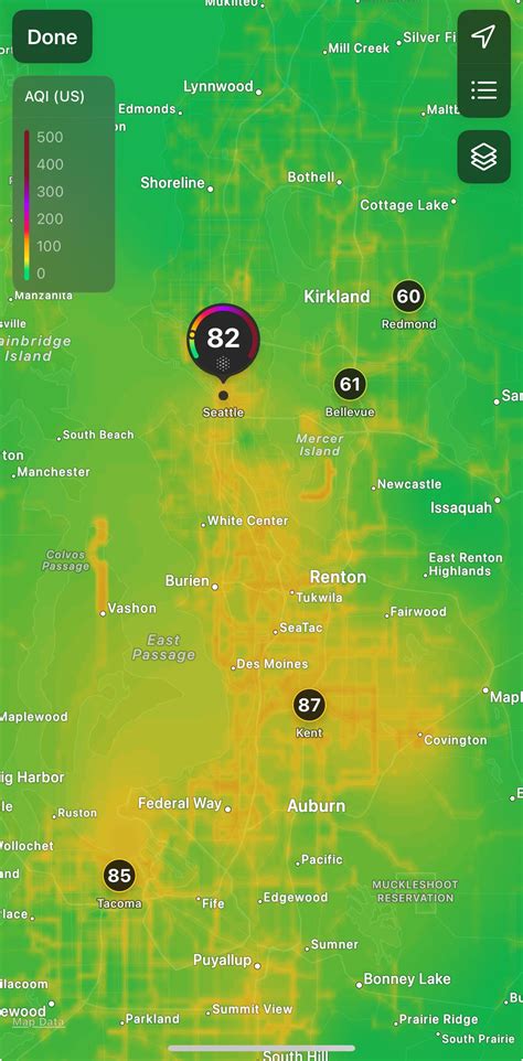 Whats Up With Our Terrible Air Quality Today Rseattle