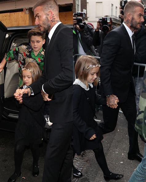 Harper Seven & David Beckham Vic Beckham, David Beckham Style, Harper ...