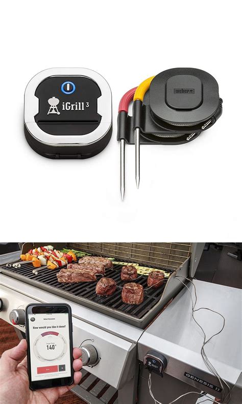 Weber IGrill 3 Bluetooth Grill Thermometer 7204 For Sale Online