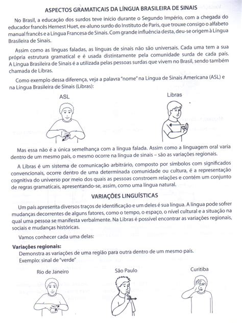 Estrutura Gramatical Da Libras - RETOEDU