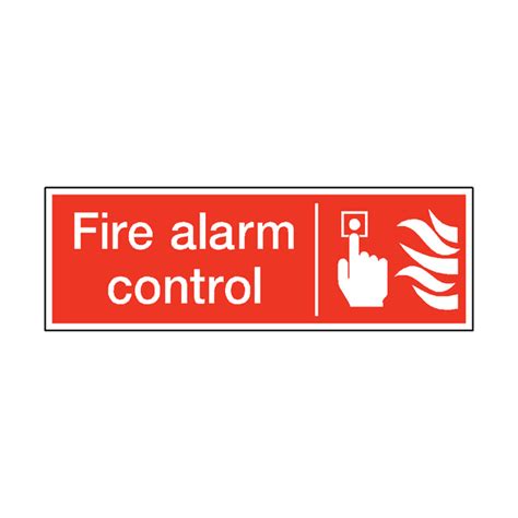 Fire Alarm Control Safety Sign Pvc Safety Signs