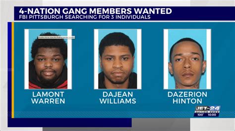 FBI asks for help in locating three men connected to 4-Nation gang arrests in June | WJET/WFXP ...