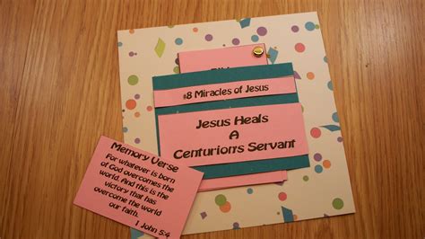 Jesus Heals A Centurions Servant Bible Crafts For Kids