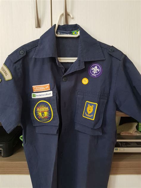 Camisa De Escoteiro Es Tamanho Anos Roupa Infantil Para