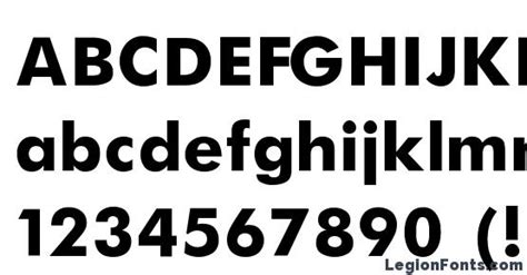 Futura Bold Font Download Free Legionfonts