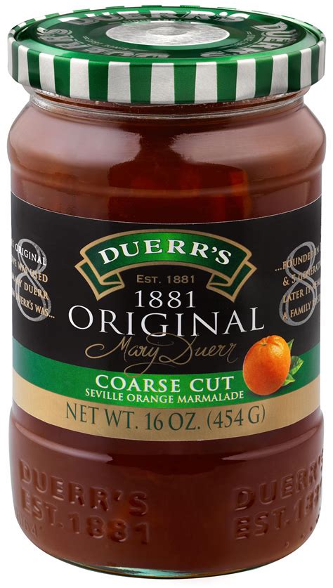 Duerr's Preserves, Orange 1881 Coarse Cut Marmalade, 16oz (454g) - Walmart.com