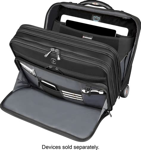 Best Buy: Wenger Capital Expandable Wheeled Laptop Briefcase Black 601370