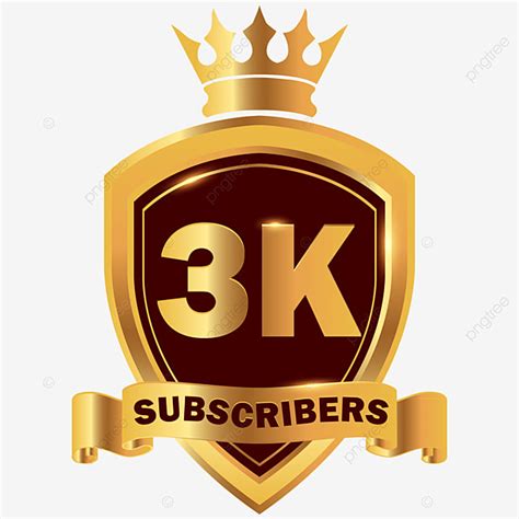 Youtube Subscribe Vector Hd Png Images K Youtube Subscribers Badge