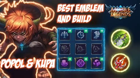 Susunan Emblem Assasin Talent Dan Build Tersakit Popol Kupa