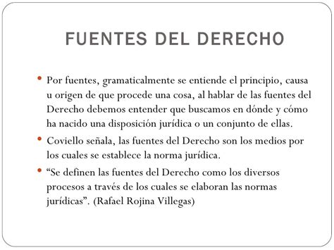 Fuentes Del Derecho