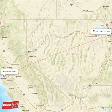 Direct Flights From Salt Lake City To Oakland Slc To Oak Non Stop