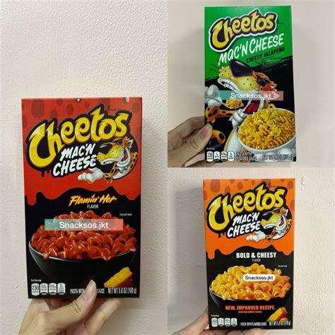 Jual CHEETOS MAC AND CHEESE CHEESY FLAMIN HOT JALAPENO BOLD AND