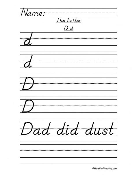 Free Printable Worksheets To Improve Handwriting Printable Templates