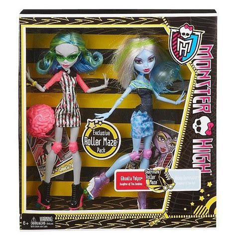 Monster High Skultimate Roller Maze 2 Pack Dolls Giftset NIB Mattel