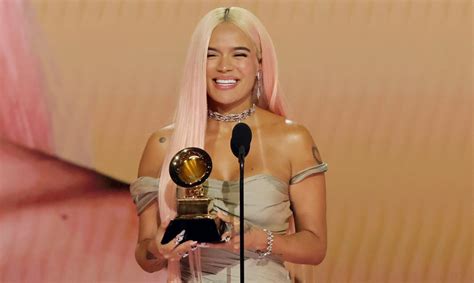 Karol G Y Peso Pluma Se Estrenaron Como Ganadores En Los Grammy