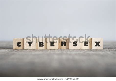 Cybersex Word Made Building Blocks Foto De Stock 546935422 Shutterstock