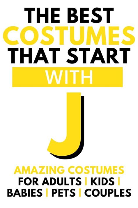 Best Costumes Starting With J Updated For 2024 Costumes Starting