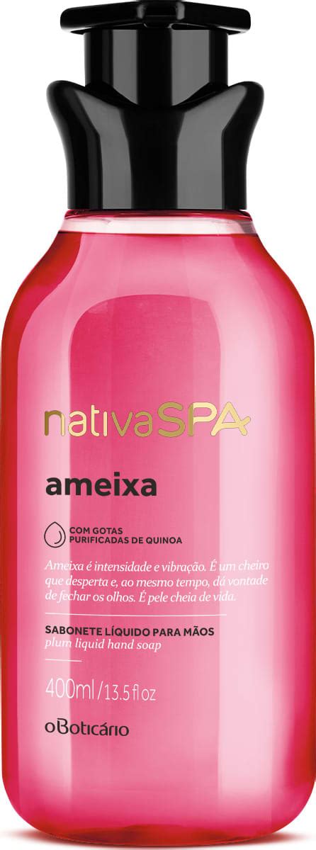 Sabonete Líquido para Mãos Nativa SPA Ameixa 400ml O Boticário